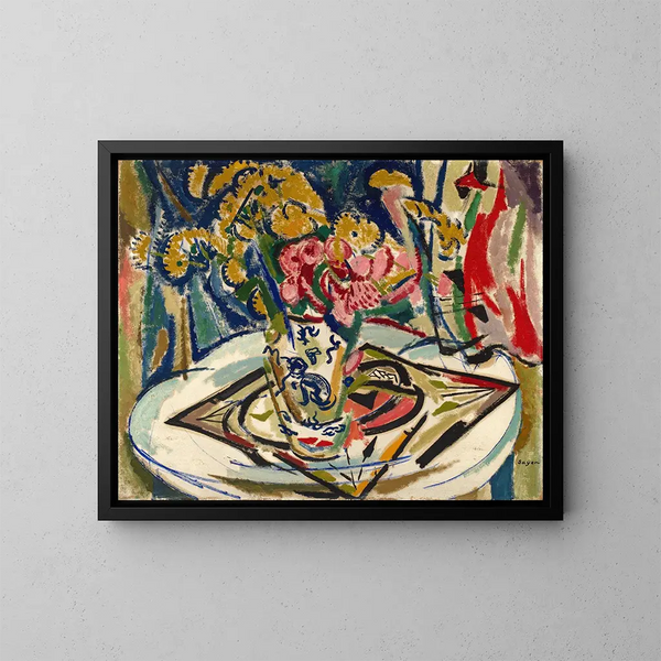 Fleurs - Henry Lyman Saen — quadro incorniciato alla parete