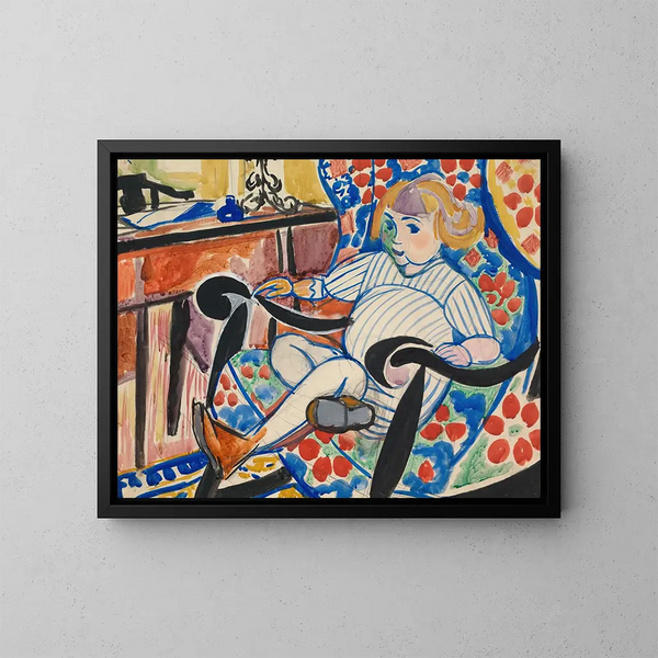 Gouache - Henry Lyman Saen — quadro incorniciato alla parete