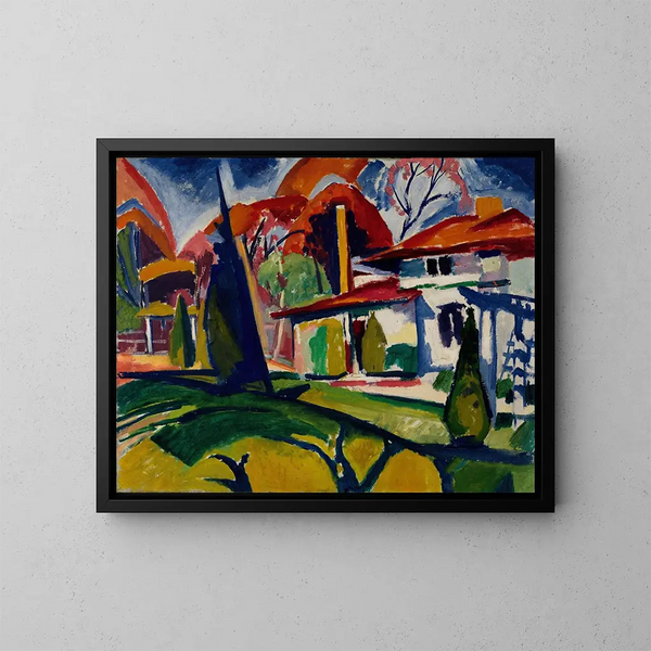 La Maison de Newman - Henry Lyman Saen — quadro incorniciato alla parete