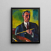 Autoritratto - Henry Lyman Saen — quadro incorniciato alla parete