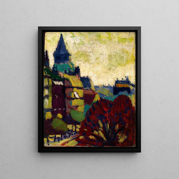 St Germain des Prés - Henry Lyman Saen — quadro incorniciato alla parete