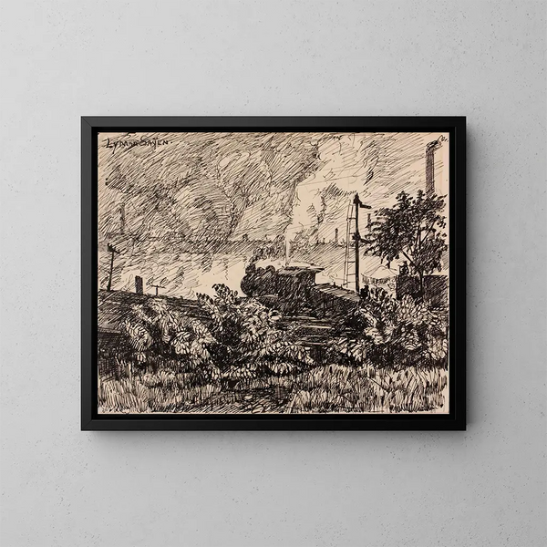 Le Schuylkill n° 6 - Henry Lyman Saen — quadro incorniciato alla parete