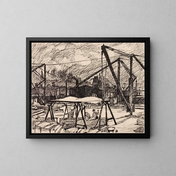 Sans titre IV - Henry Lyman Saen — quadro incorniciato alla parete