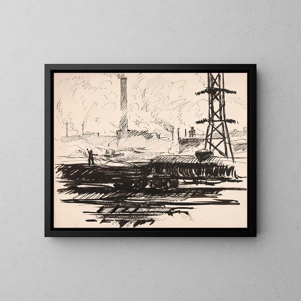 Sans titre VIII - Henry Lyman Saen — quadro incorniciato alla parete