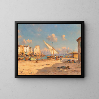 Henry Malfroy - A View of Martigues.webp