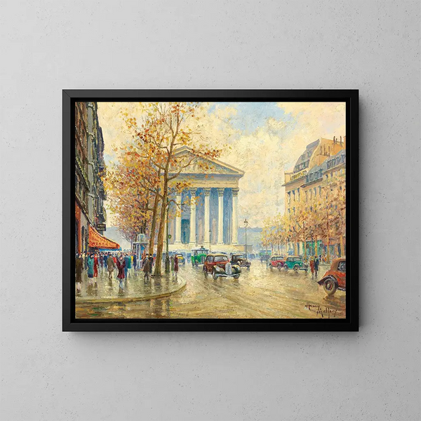 Place de la Madeleine, Parigi - Henry Malfroy — quadro incorniciato alla parete