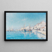 Le porto di pesca del sud della Francia a Martigues - Henry Malfroy — quadro incorniciato alla parete