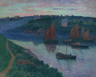 Bateaux da pesca in Bretagna - Henry Moret — vista dell’opera