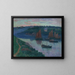 Bateaux da pesca in Bretagna - Henry Moret — quadro incorniciato alla parete