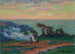 Il bruciare del goémon sulla riva del mare - Henry Moret — vista dell’opera