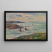 L'ingresso del porto di Doëlan, Finistère - Henry Moret — quadro incorniciato alla parete