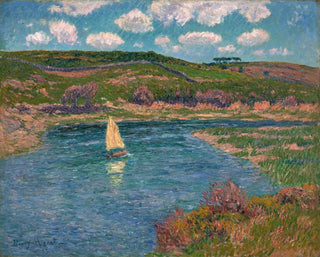 Rivière di Pont-Aven, Finistère - Henry Moret — vista dell’opera