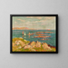 Voile blanche, voile rouge in Bretagna - Henry Moret — quadro incorniciato alla parete