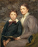 Mme William T. Evans e suo figlio - Henry Oliver Walker — vista dell’opera