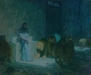 Daniel nella fossa dei leoni - Henry Ossawa Tanner — vista dell’opera