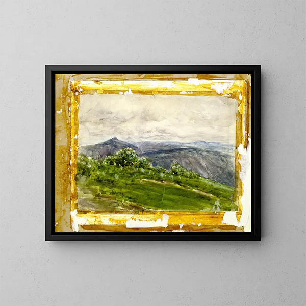 Paesaggio montano nelle Highlands della Carolina del Nord - Henry Ossawa Tanner — quadro incorniciato alla parete