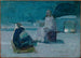 Studio per Cristo e Nicodemo su un tetto - Henry Ossawa Tanner — vista dell’opera
