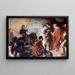 La sfida di Rodomonte a Ruggiero - Henry Perronet Briggs — quadro incorniciato alla parete