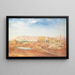 Vista del tempio di Karnak dal lago sacro - Henry Roderick Newman — quadro incorniciato alla parete
