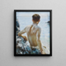 Studio sulla spiaggia - Henry Scott Tuke — quadro incorniciato alla parete