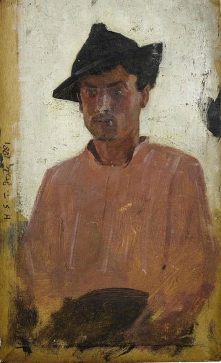 Henry Scott Tuke - Italian Man With Hat.webp