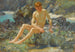 Nu sui scogli - Henry Scott Tuke — vista dell’opera