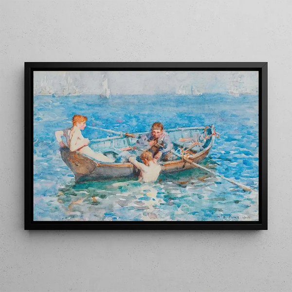 Henry Scott Tuke - Study For August Blue.webp