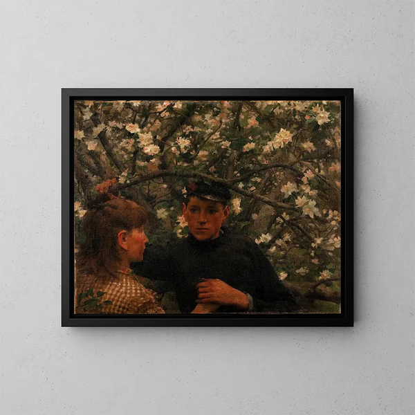 La Promessa - Henry Scott Tuke — quadro incorniciato alla parete
