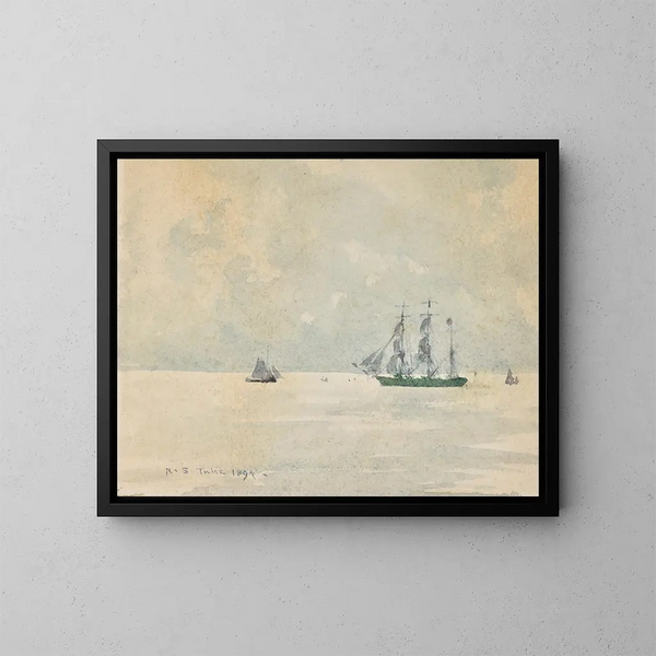 Barque à trois mâts - Henry Scott Tuke — quadro incorniciato alla parete