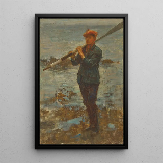 Henry Scott Tuke - Youth with an oar.webp