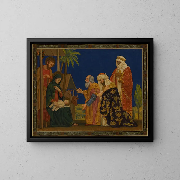 I Magi - Henry Siddons Mowbray — quadro incorniciato alla parete
