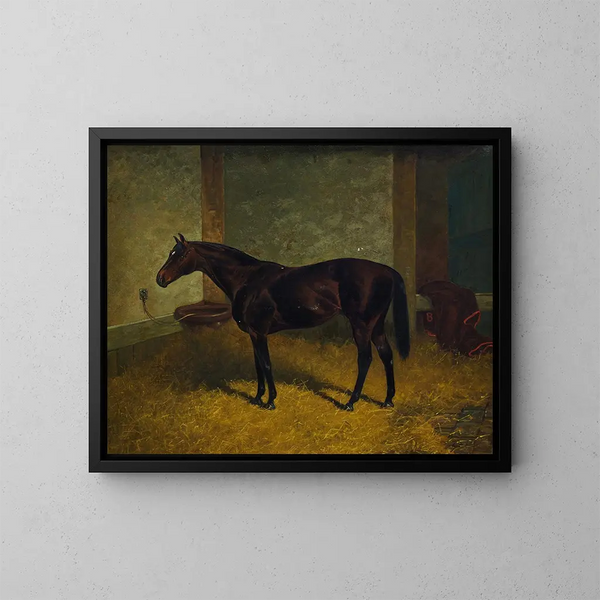 Hastings in una scuderia - Henry Stull — quadro incorniciato alla parete
