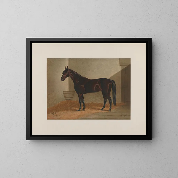 Père Noël - Henry Stull — quadro incorniciato alla parete