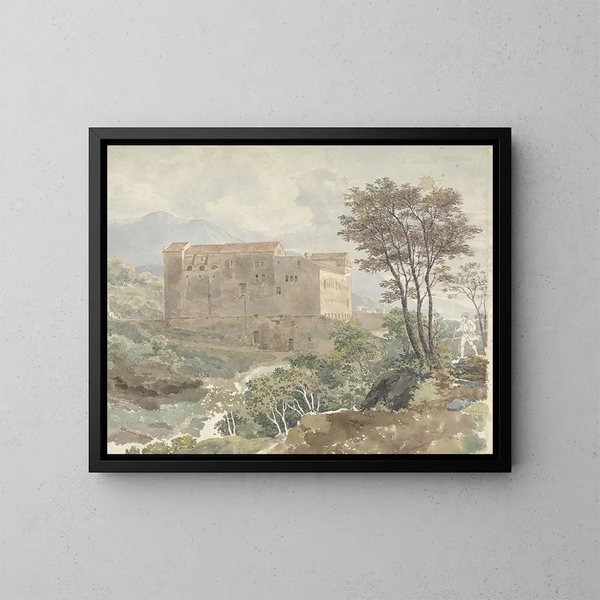 Paesaggio vicino a Vietri - Henry Swinburne — quadro incorniciato alla parete