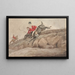 Faire la chose et la chose faite, faire le saut - Henry Thomas Alken — quadro incorniciato alla parete