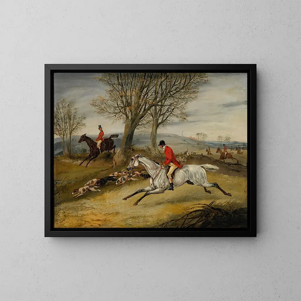 Caccia alla muta - Henry Thomas Alken — quadro incorniciato alla parete