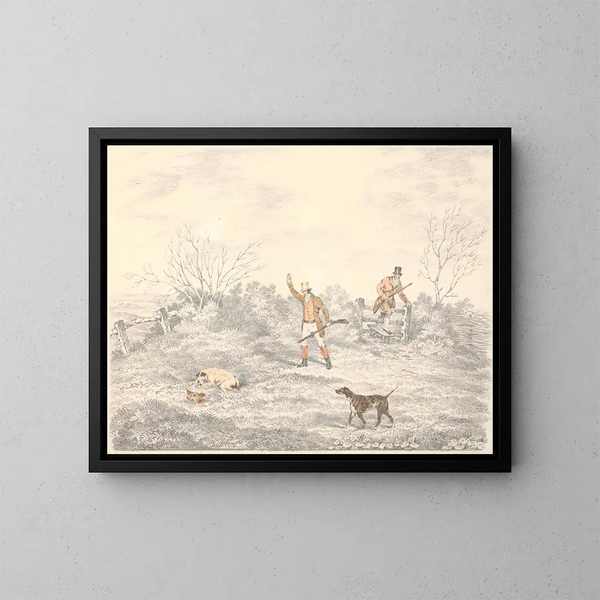 Tir au faisan - Henry Thomas Alken — quadro incorniciato alla parete