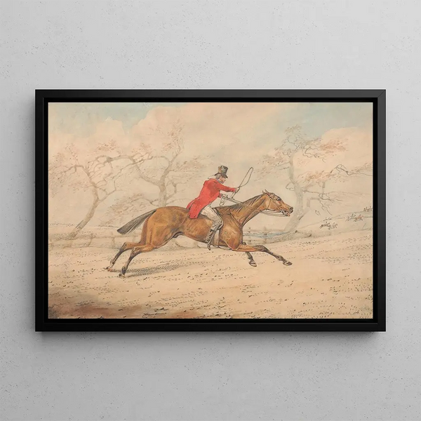 Piuttosto Troppo Lento - Henry Thomas Alken — quadro incorniciato alla parete
