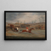 Scene di una corsa ad ostacoli vicino al traguardo - Henry Thomas Alken — quadro incorniciato alla parete