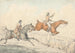 Due cavalieri che saltano una staccionata in legno - Henry Thomas Alken — vista dell’opera