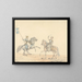 Due cavalieri turchi - Henry Thomas Alken — quadro incorniciato alla parete