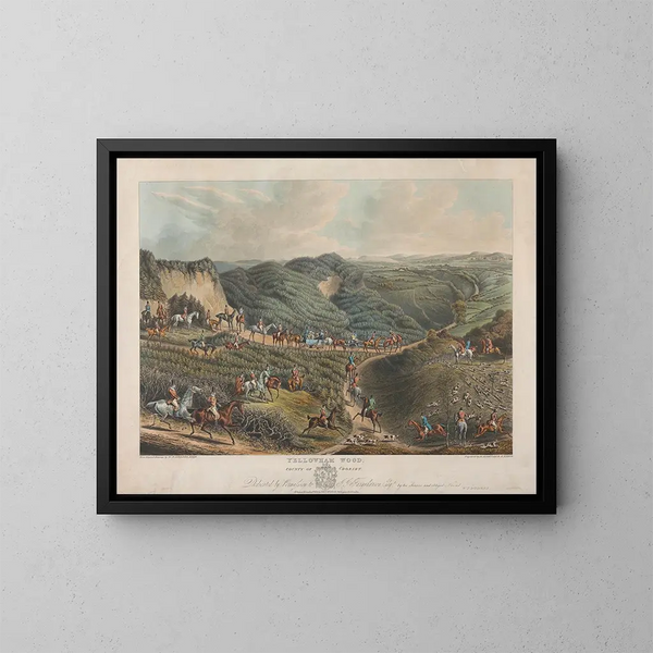 Bois de Yellowham - Henry Thomas Alken — quadro incorniciato alla parete