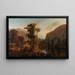 Paesaggio fluviale autunnale - Henry W Kemper — quadro incorniciato alla parete