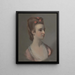 Ritratto di una donna, forse Miss Nettlethorpe - Henry Walton — quadro incorniciato alla parete