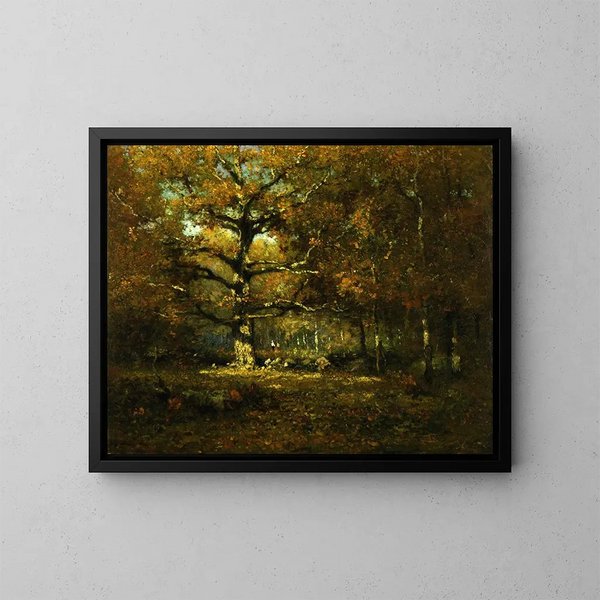 in legno del Connecticut - Henry Ward Ranger — quadro incorniciato alla parete