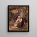 Il suonatore di tamburello - Henry William — quadro incorniciato alla parete