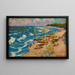 Tema della penisola di Hel - Henryk Uziembło — quadro incorniciato alla parete