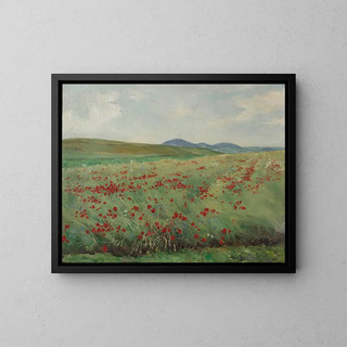 Henryk Weyssenhoff - Field of poppies.webp