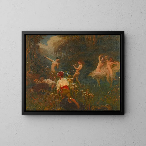 Premier croquis pour le matin vintage - Herbert James Draper — quadro incorniciato alla parete