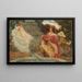 L'Esprit della fontana - Herbert James Draper — quadro incorniciato alla parete